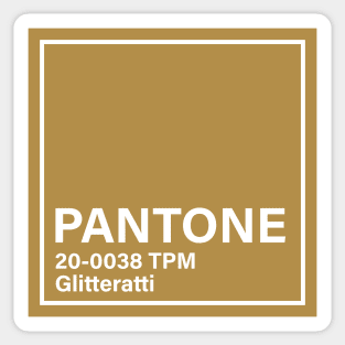 pantone 20-0038 TPM Glitteratti Sticker